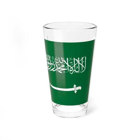 Flag of Saudi Arabia 1932-1934 (Saudi Arabia) Pint Glass 16oz 16oz - Go Mug Yourself