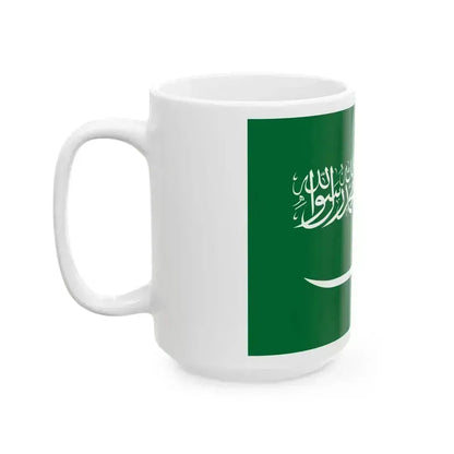 Flag of Saudi Arabia 1932-1934 (Saudi Arabia) White Coffee Mug - Go Mug Yourself
