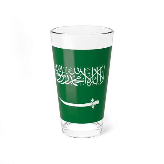 Flag of Saudi Arabia 1934-1938 (Saudi Arabia) Pint Glass 16oz 16oz - Go Mug Yourself