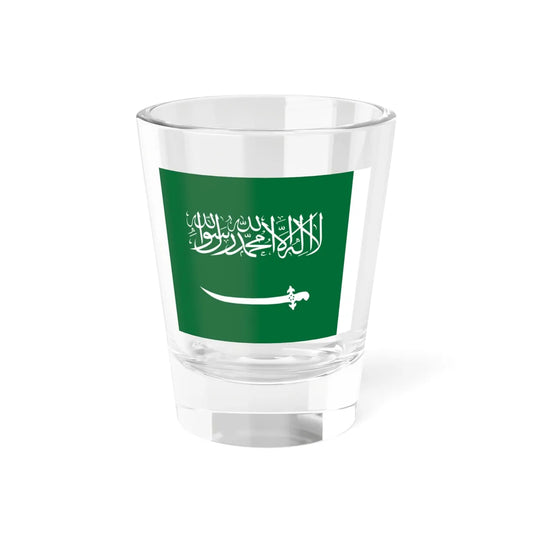 Flag of Saudi Arabia 1934-1938 (Saudi Arabia) Shot Glass 1.5oz 1.5oz - Go Mug Yourself