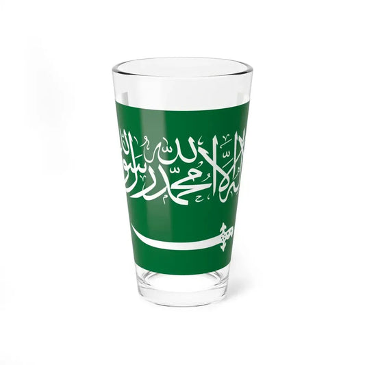 Flag of Saudi Arabia 1938-1973 (Saudi Arabia) Pint Glass 16oz 16oz - Go Mug Yourself