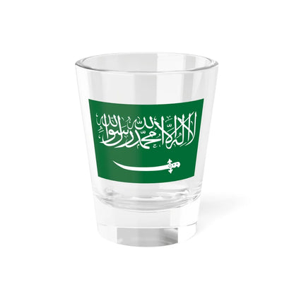 Flag of Saudi Arabia 1938-1973 (Saudi Arabia) Shot Glass 1.5oz 1.5oz - Go Mug Yourself