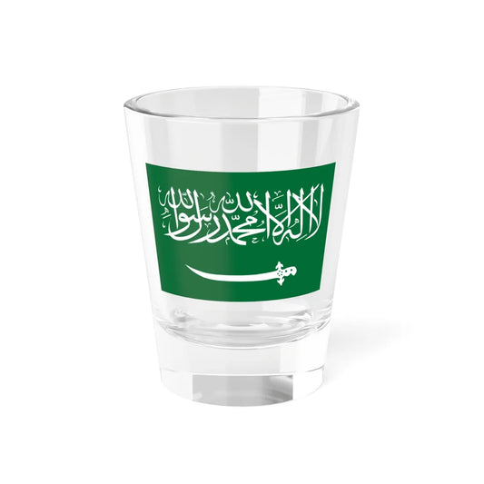 Flag of Saudi Arabia 1938-1973 (Saudi Arabia) Shot Glass 1.5oz 1.5oz - Go Mug Yourself