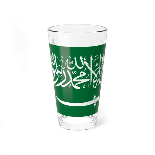 Flag of Saudi Arabia 1938 to 1973 (Saudi Arabia) Pint Glass 16oz 16oz - Go Mug Yourself