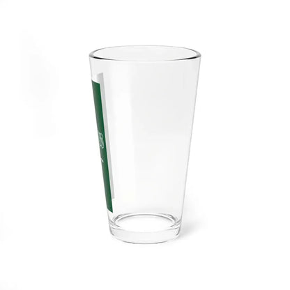 Flag of Saudi Arabia Hanging (Saudi Arabia) Pint Glass 16oz - Go Mug Yourself