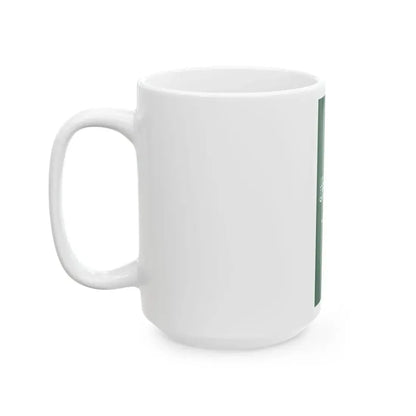Flag of Saudi Arabia Hanging (Saudi Arabia) White Coffee Mug - Go Mug Yourself