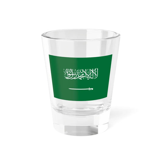 Flag of Saudi Arabia type 1 (Saudi Arabia) Shot Glass 1.5oz 1.5oz - Go Mug Yourself