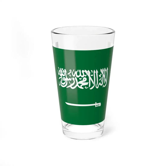 Flag of Saudi Arabia type 3 (Saudi Arabia) Pint Glass 16oz 16oz - Go Mug Yourself