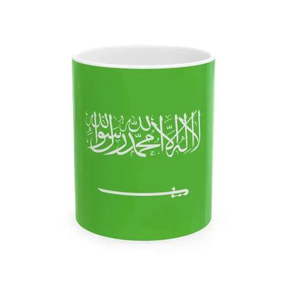 Flag of Saudi Arabia WFB 2000 (Saudi Arabia) White Coffee Mug 11oz - Go Mug Yourself