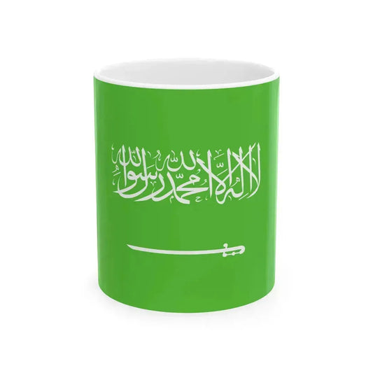 Flag of Saudi Arabia WFB 2000 (Saudi Arabia) White Coffee Mug 11oz - Go Mug Yourself