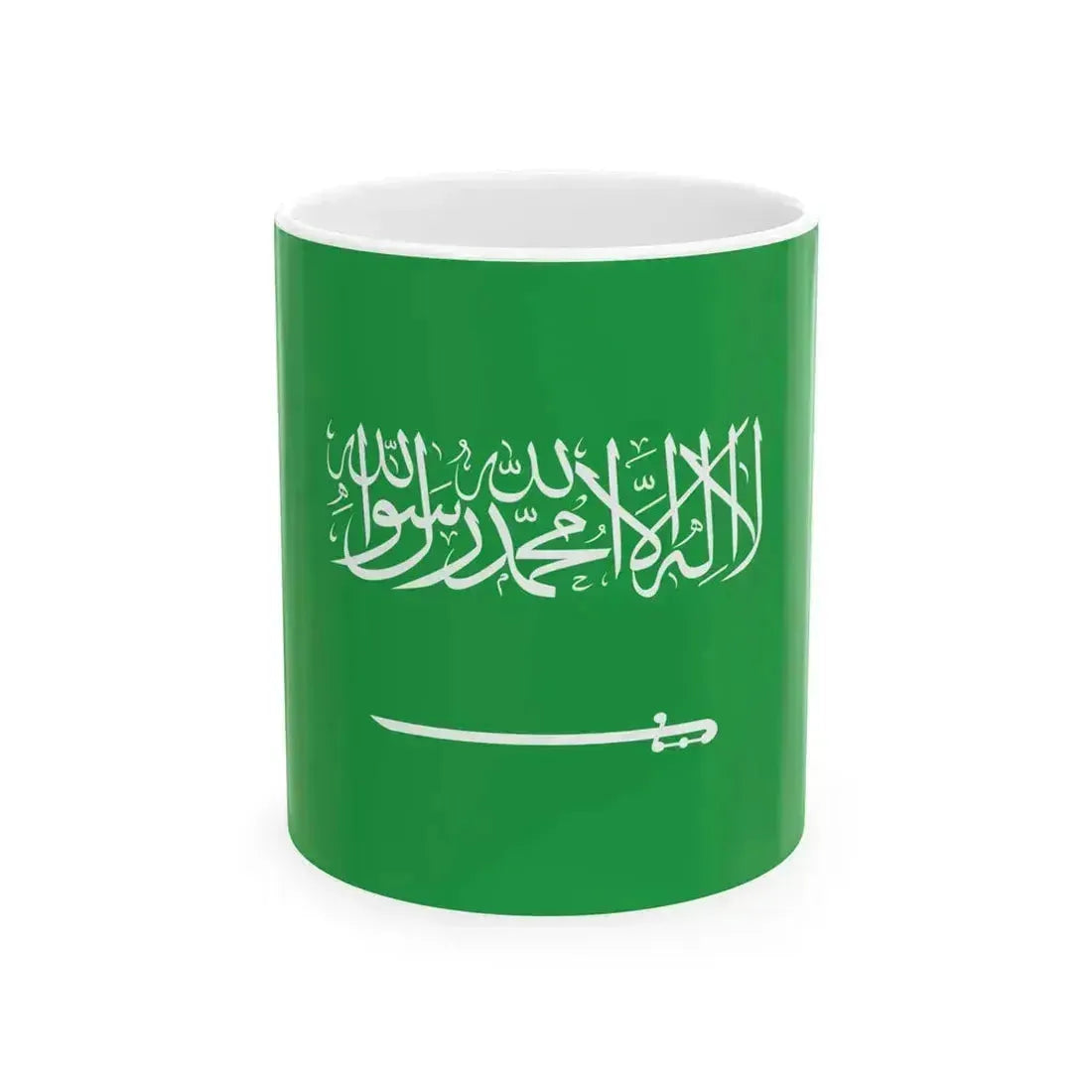 Flag of Saudi Arabia WFB 2004 (Saudi Arabia) White Coffee Mug 11oz - Go Mug Yourself