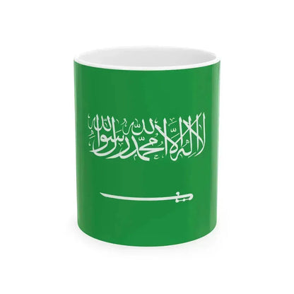 Flag of Saudi Arabia WFB 2004 (Saudi Arabia) White Coffee Mug 11oz - Go Mug Yourself