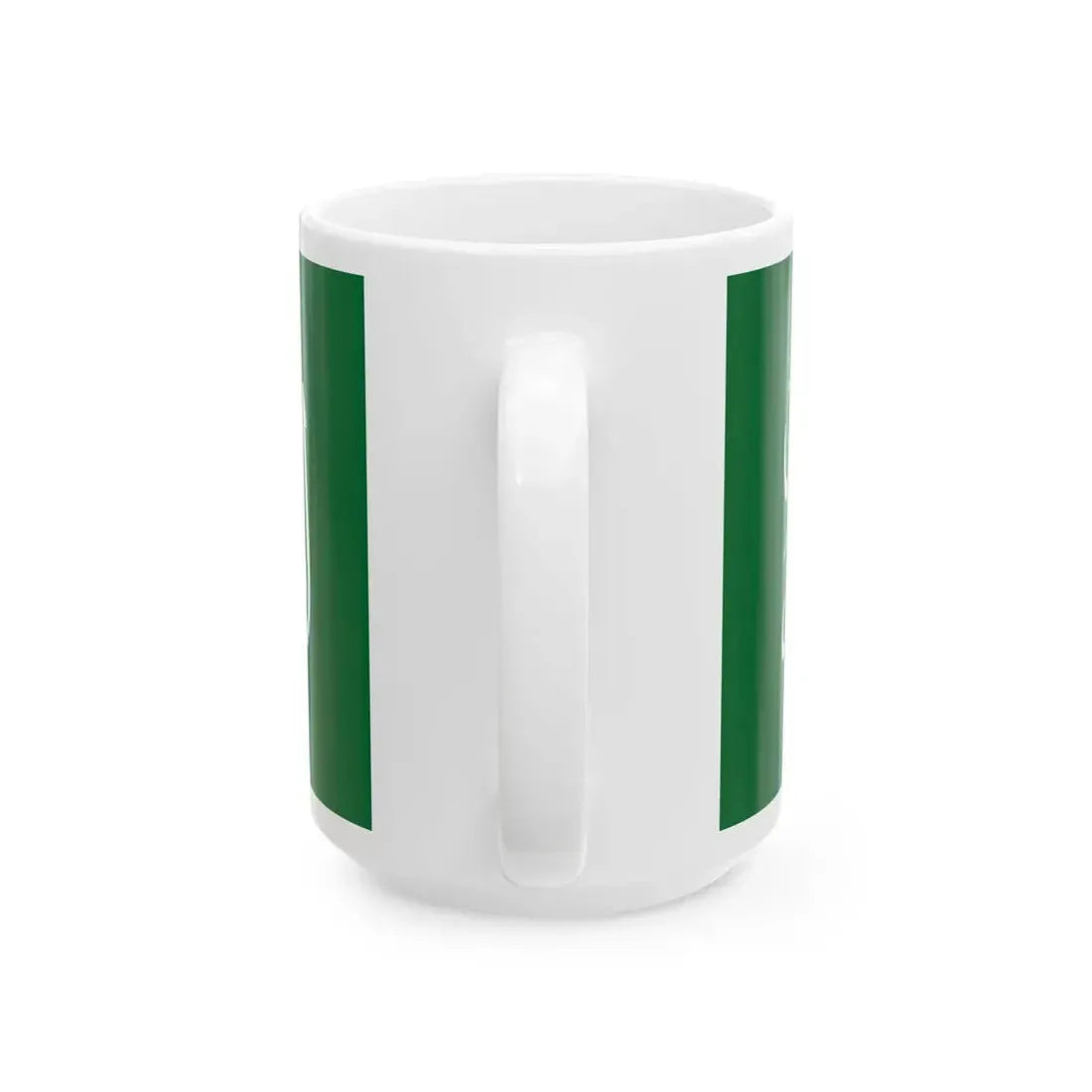 Flag of Saudi Arabia without sword (Saudi Arabia) White Coffee Mug - Go Mug Yourself