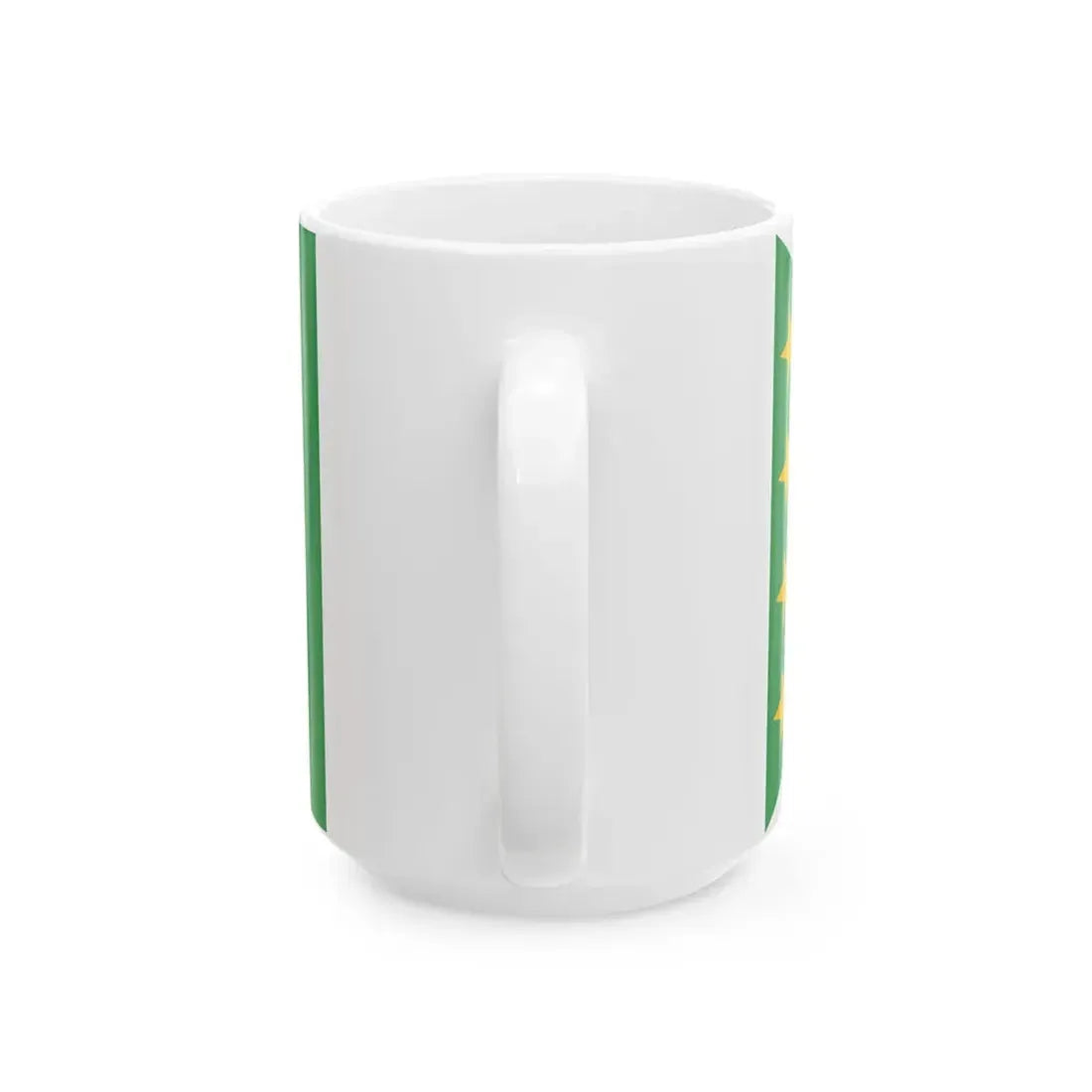 Flag of Sauga Estonia (Estonia) White Coffee Mug - Go Mug Yourself