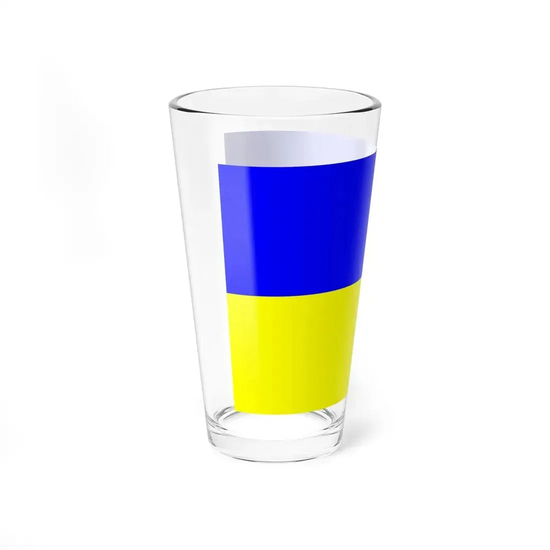 Flag of Saugues (France) Pint Glass 16oz - Go Mug Yourself
