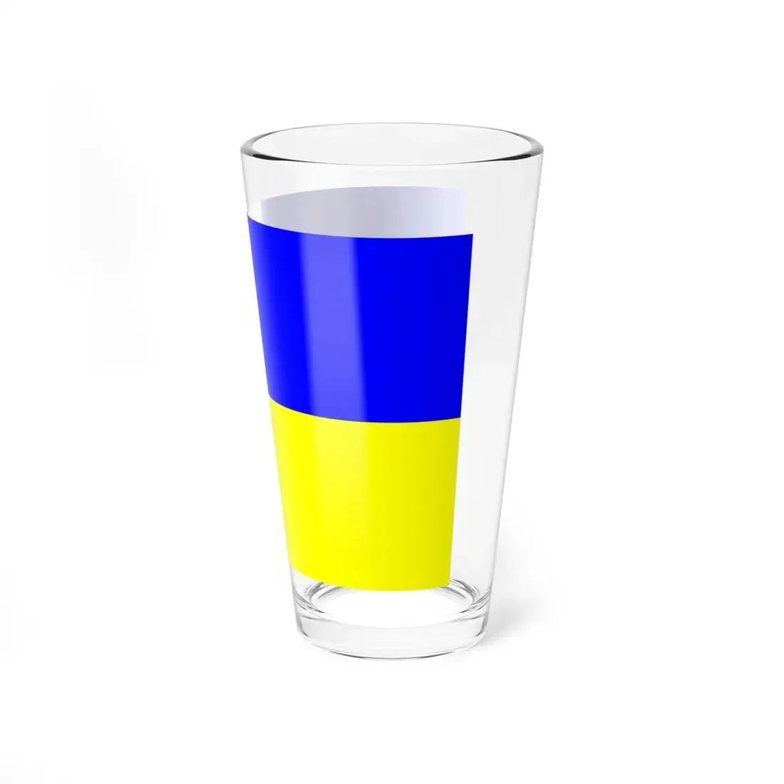 Flag of Saugues (France) Pint Glass 16oz - Go Mug Yourself