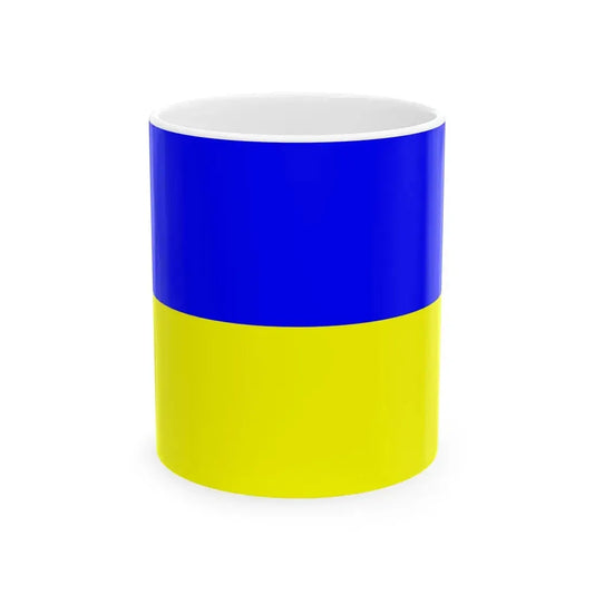 Flag of Saugues (France) White Coffee Mug 11oz - Go Mug Yourself