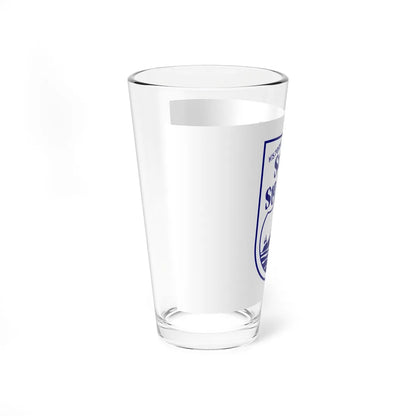 Flag of Sault Ste. Marie Michigan (United States) Pint Glass 16oz - Go Mug Yourself