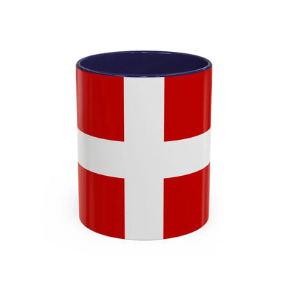 Flag of Savoie France - Accent Coffee Mug 11oz Navy - Go Mug Yourself