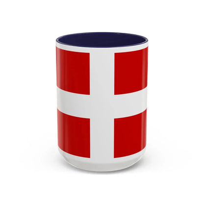 Flag of Savoie France - Accent Coffee Mug 15oz Navy - Go Mug Yourself