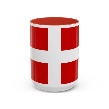 Flag of Savoie France - Accent Coffee Mug 15oz Red - Go Mug Yourself
