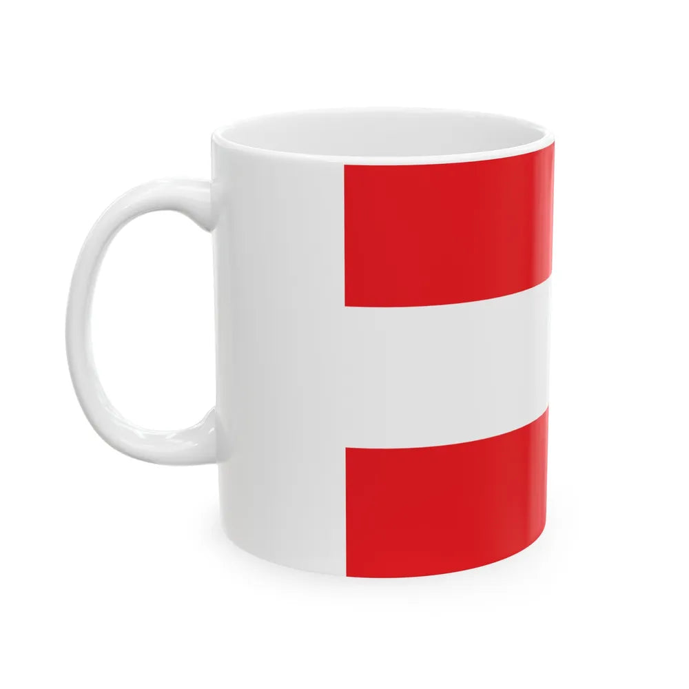 Flag of Savona Italy - White Coffee Mug-Go Mug Yourself