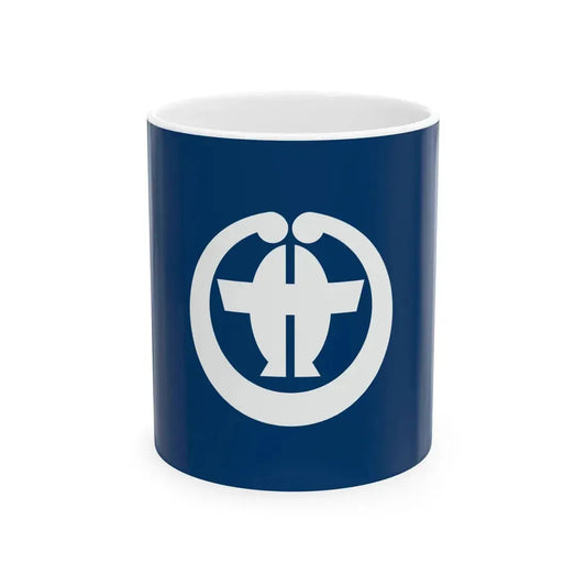 Flag of Sawara Chiba (Japan) White Coffee Mug 11oz - Go Mug Yourself