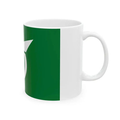 Flag of Sawara Fukuoka (Japan) White Coffee Mug - Go Mug Yourself