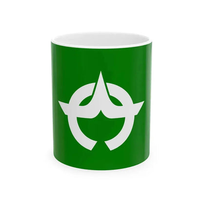 Flag of Sawauchi Iwate 1957-2005 (Japan) White Coffee Mug 11oz - Go Mug Yourself