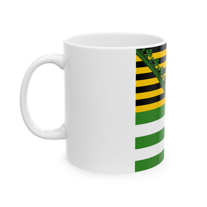 Flag of Saxe-Altenburg 1602 (Germany) White Coffee Mug-Go Mug Yourself