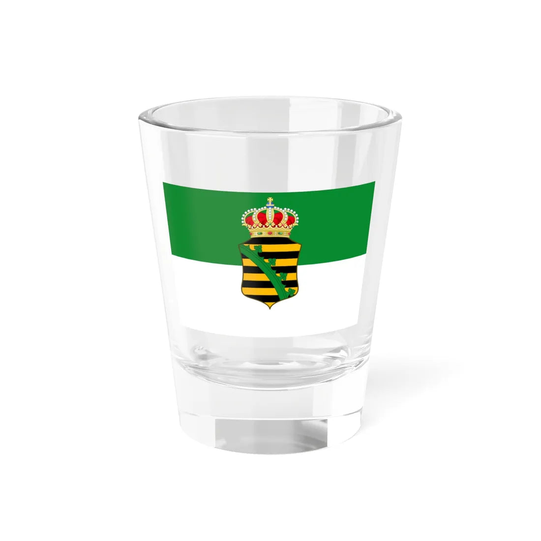 Flag of Saxe-Altenburg 1893-1918 (Germany) Shot Glass 1.5oz 1.5oz - Go Mug Yourself