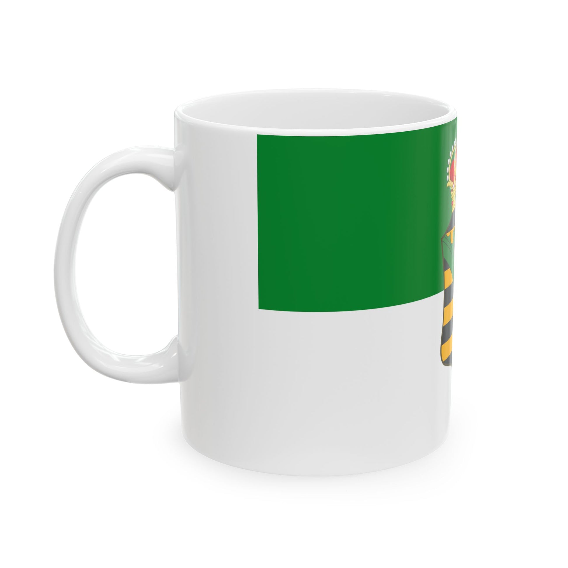 Flag of Saxe-Altenburg 1893-1918 (Germany) White Coffee Mug-Go Mug Yourself