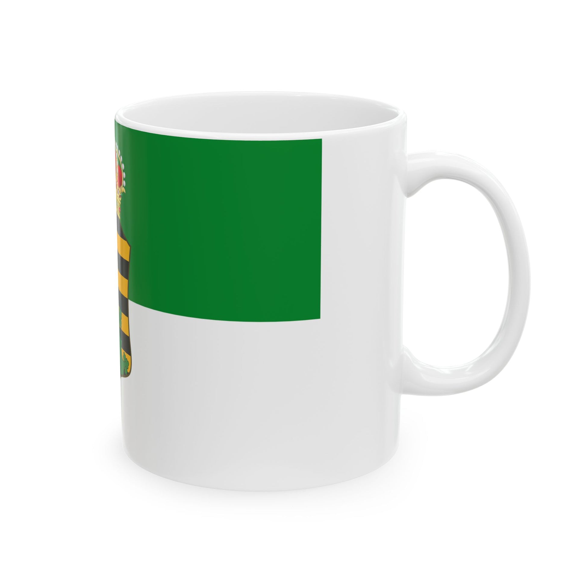 Flag of Saxe-Altenburg 1893-1918 (Germany) White Coffee Mug-Go Mug Yourself