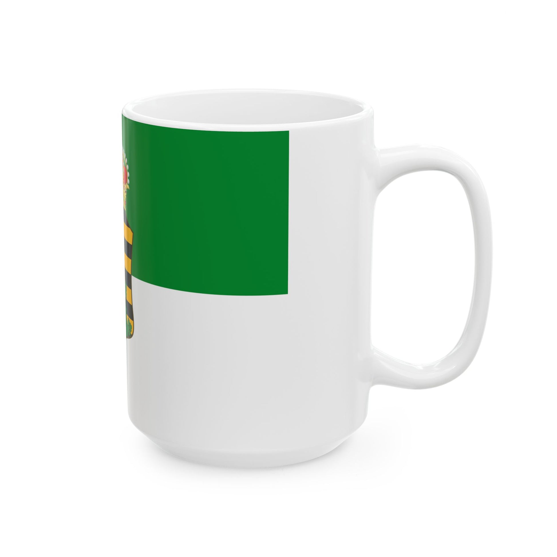 Flag of Saxe-Altenburg 1893-1918 (Germany) White Coffee Mug-Go Mug Yourself