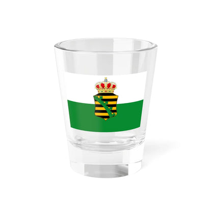 Flag of Saxe-Altenburg 1893 (Germany) Shot Glass 1.5oz 1.5oz - Go Mug Yourself