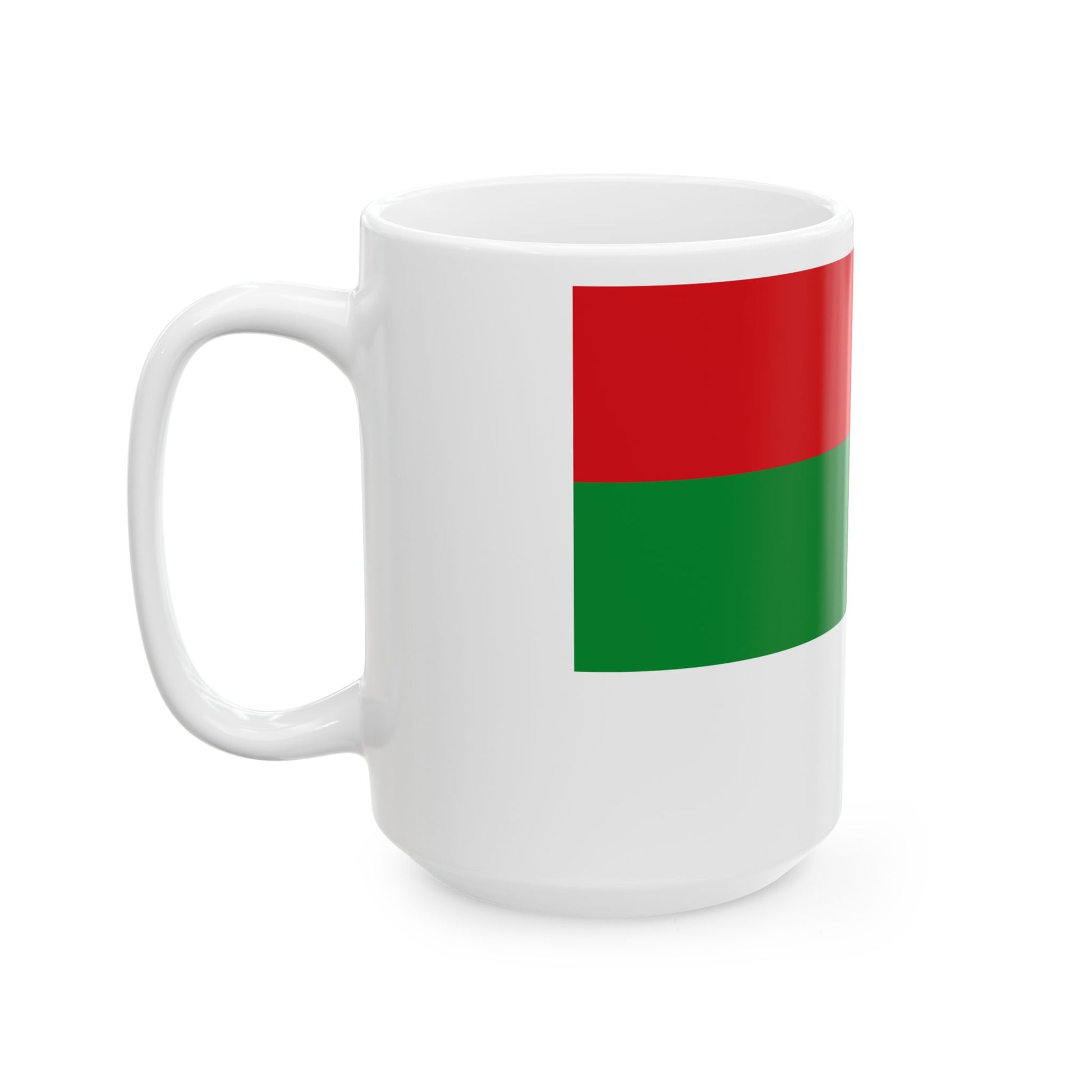 Flag of Saxe-Hildburghausen until 1815 (Germany) White Coffee Mug-Go Mug Yourself
