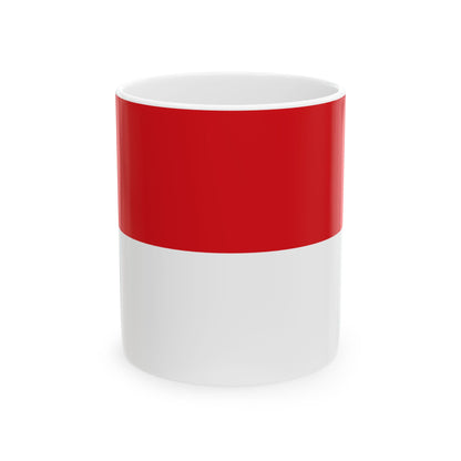 Flag of Saxe-Meiningen until 1818 (Germany) White Coffee Mug-11oz-Go Mug Yourself