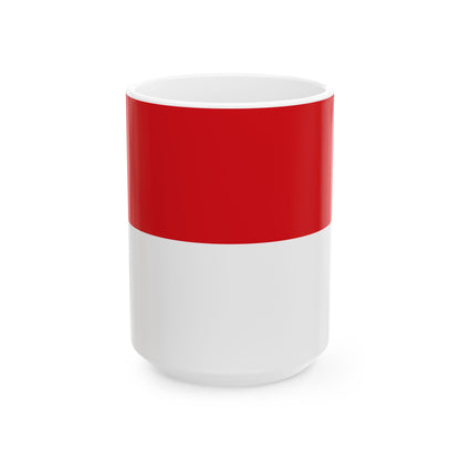 Flag of Saxe-Meiningen until 1818 (Germany) White Coffee Mug-15oz-Go Mug Yourself