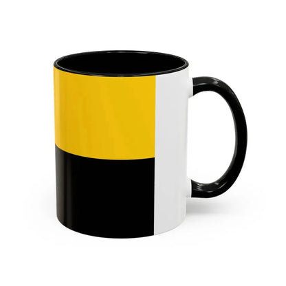 Flag of Saxony Anhalt Germany - Accent Coffee Mug - Go Mug Yourself