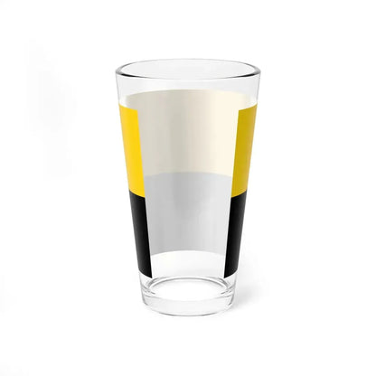Flag of Saxony Anhalt Germany - Pint Glass 16oz - Go Mug Yourself
