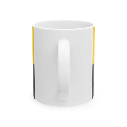 Flag of Saxony-Anhalt state (Germany) White Coffee Mug - Go Mug Yourself