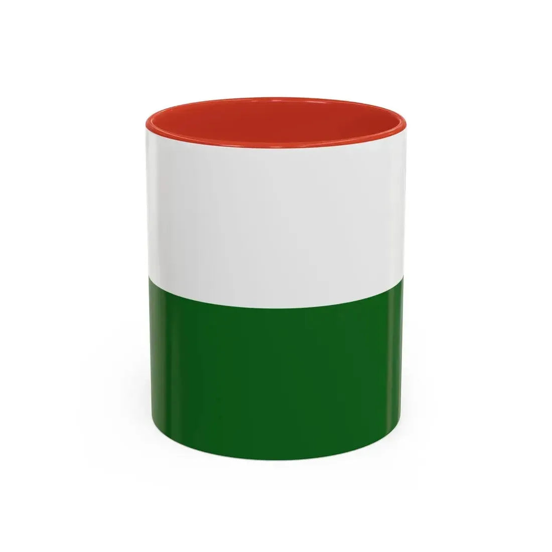 Flag of Saxony Germany - Accent Coffee Mug 11oz Red - Go Mug Yourself