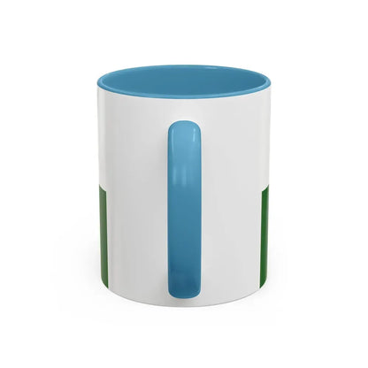 Flag of Saxony Germany - Accent Coffee Mug - Go Mug Yourself