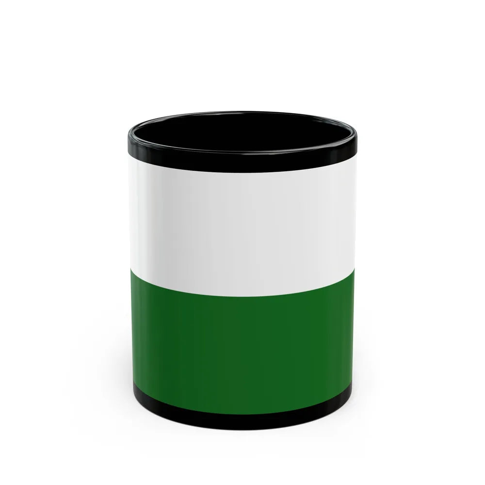 Flag of Saxony Germany - Black Coffee Mug-11oz-Go Mug Yourself