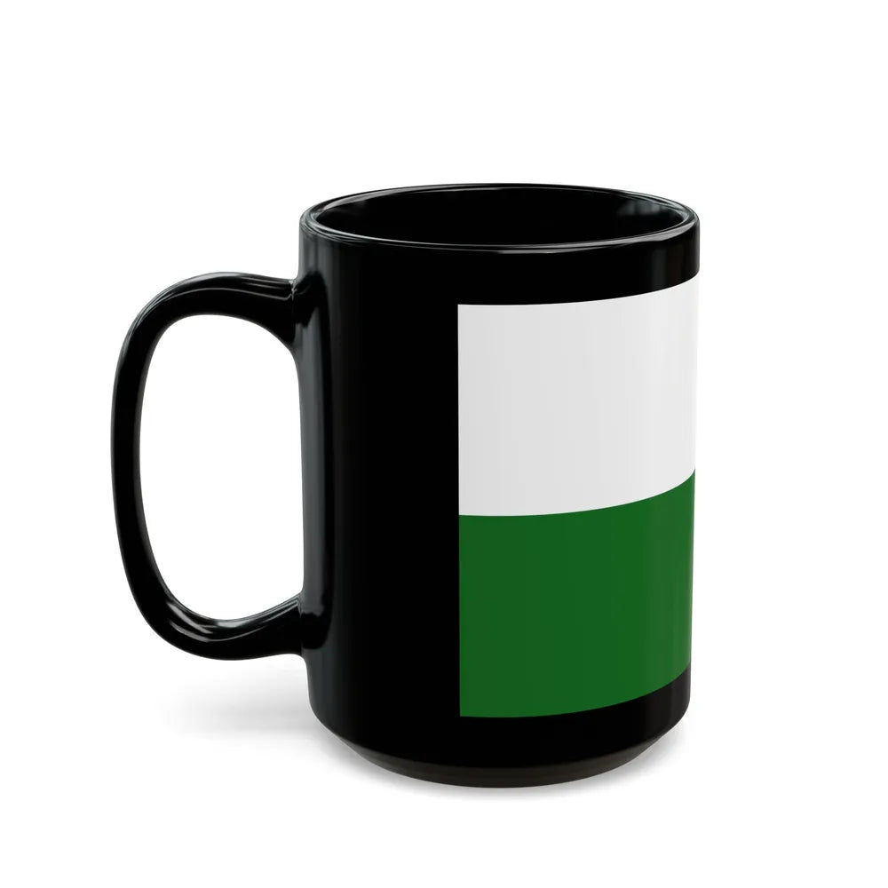 Flag of Saxony Germany - Black Coffee Mug-Go Mug Yourself