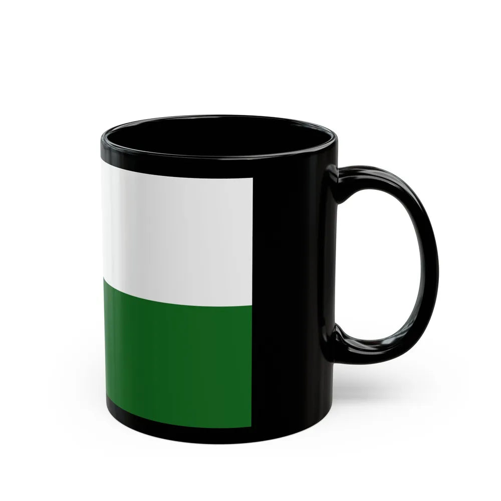 Flag of Saxony Germany - Black Coffee Mug-Go Mug Yourself