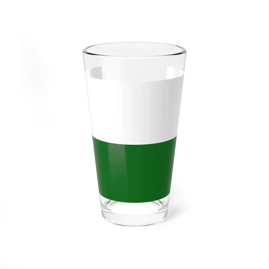 Flag of Saxony Germany - Pint Glass 16oz 16oz - Go Mug Yourself