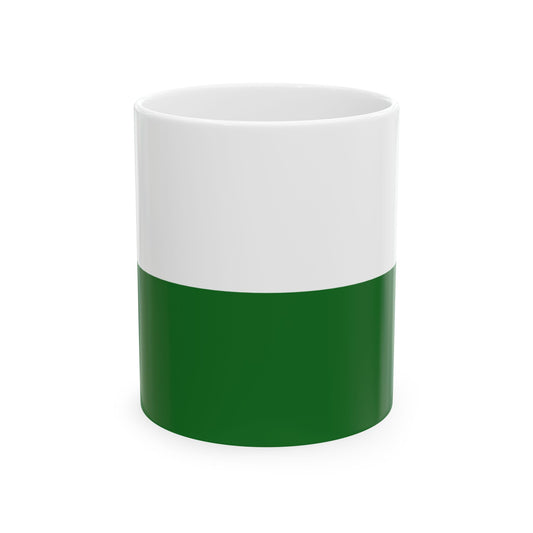 Flag of Saxony (Germany) White Coffee Mug-11oz-Go Mug Yourself