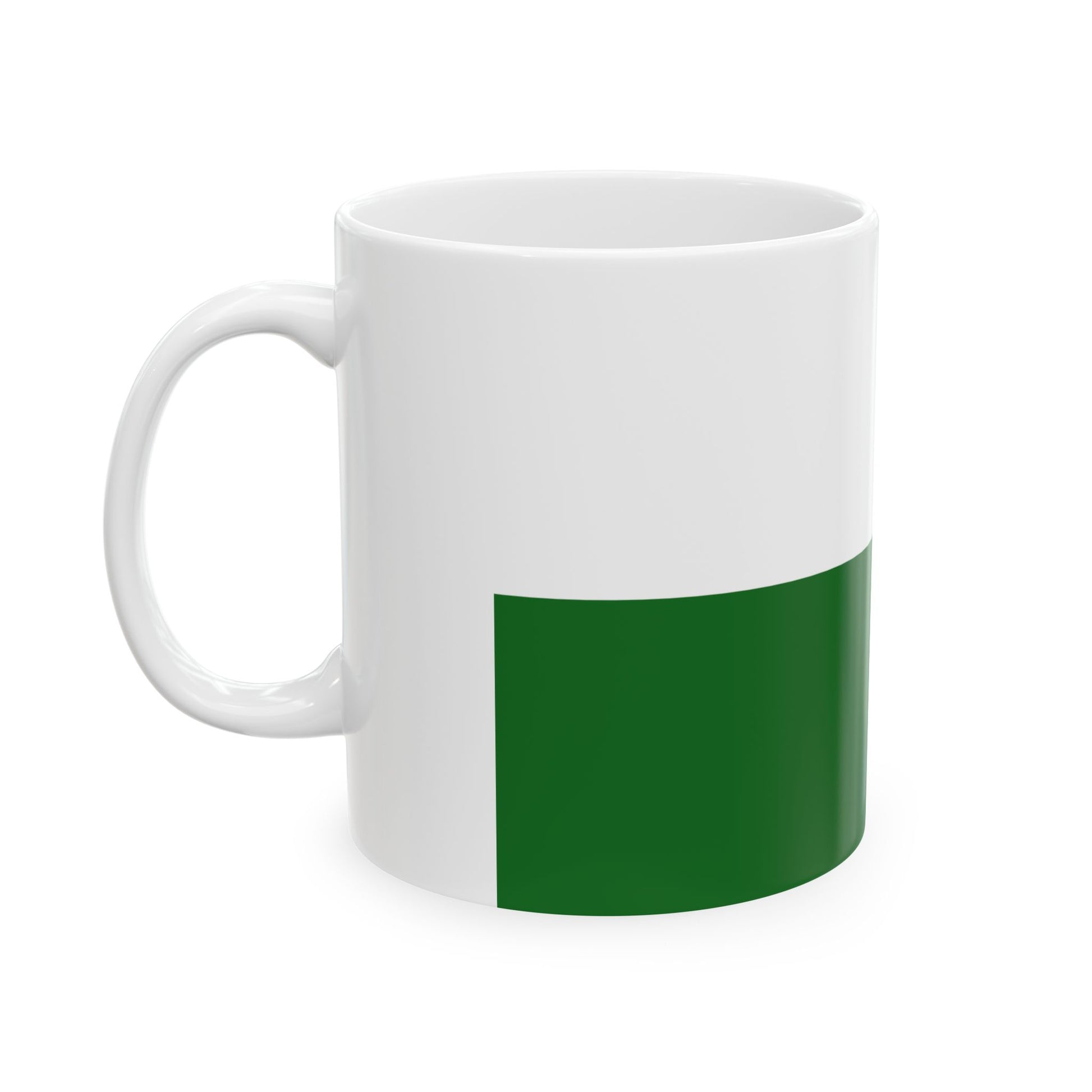 Flag of Saxony (Germany) White Coffee Mug-Go Mug Yourself