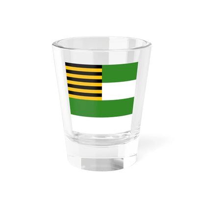 Flag of Saxony sample (Germany) Shot Glass 1.5oz 1.5oz - Go Mug Yourself